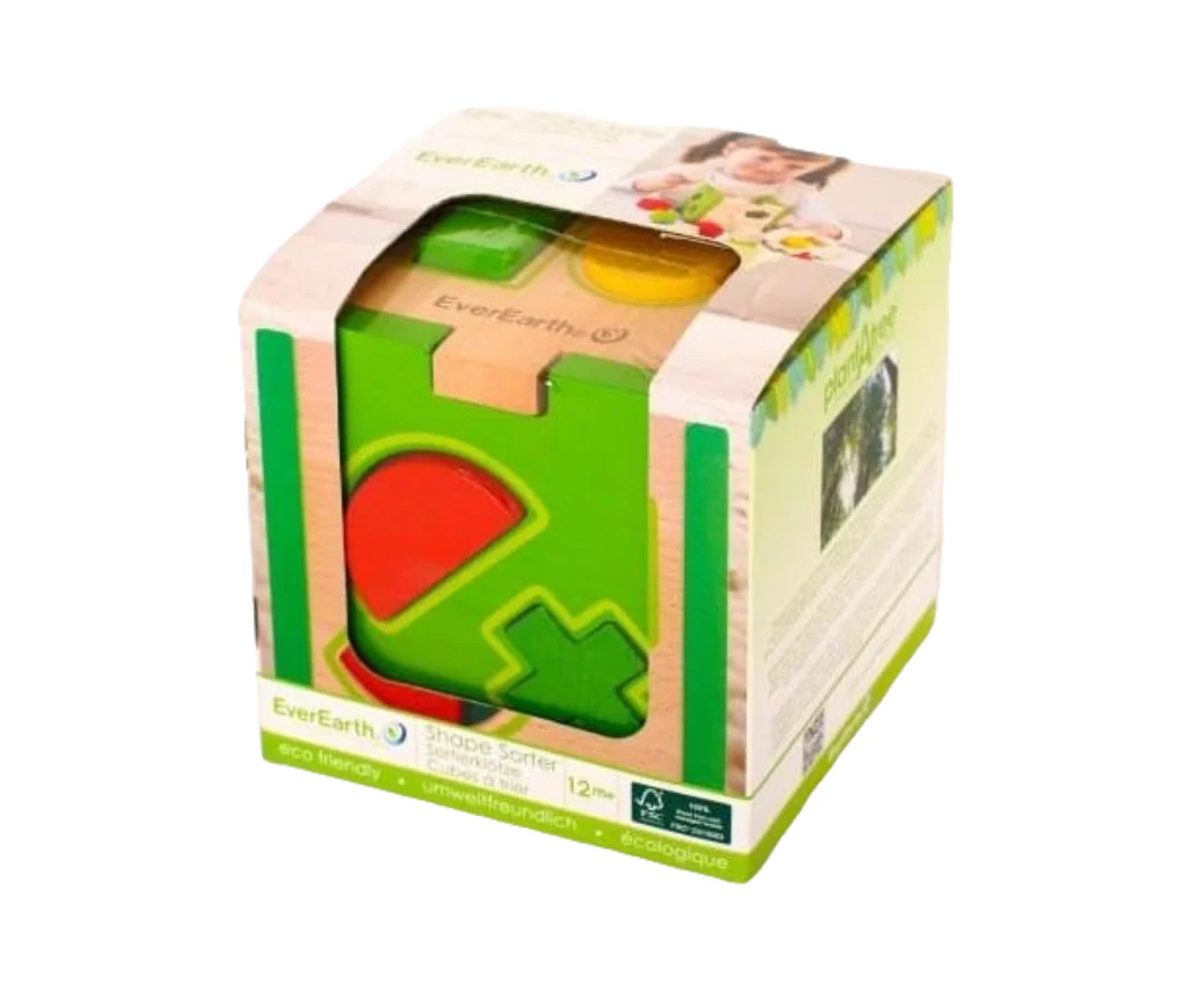 Cubo Clasificador De Formas Everearth - Image 4