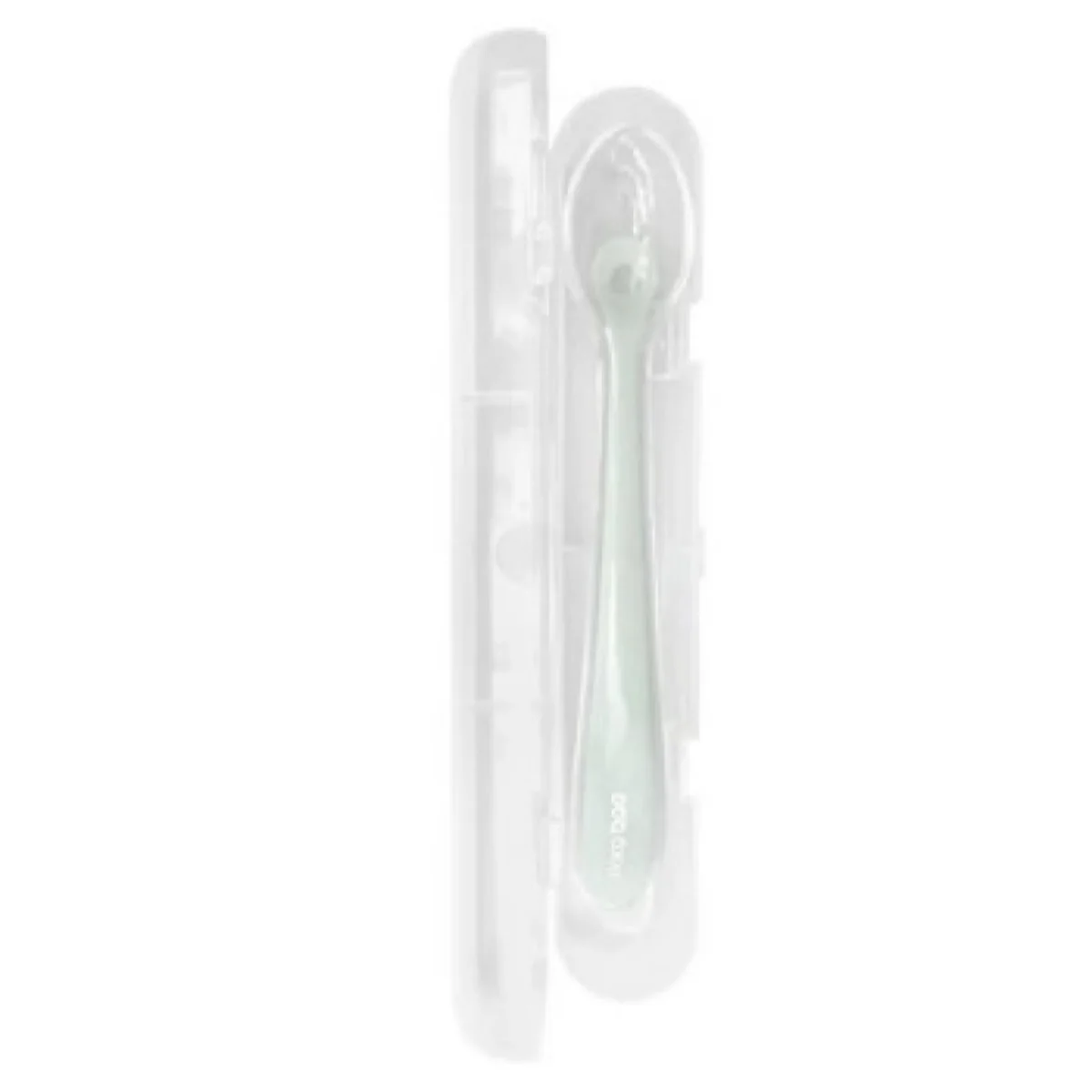 Cuchara De Silicon Con Estuche |  Menta Kikkaboo