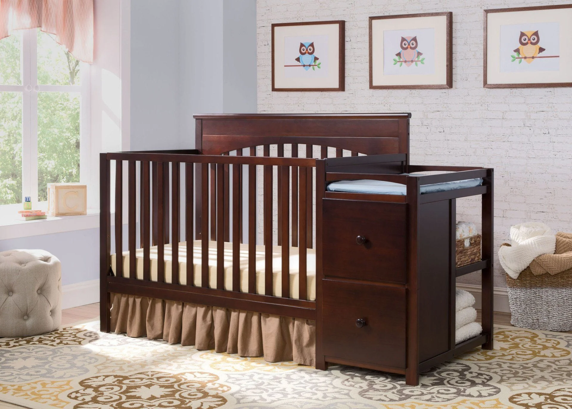 Cuna Cambiador Layla Cherry Expresso