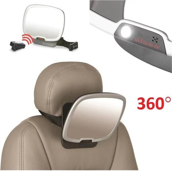 Espejo Doble Para Asiento De Auto