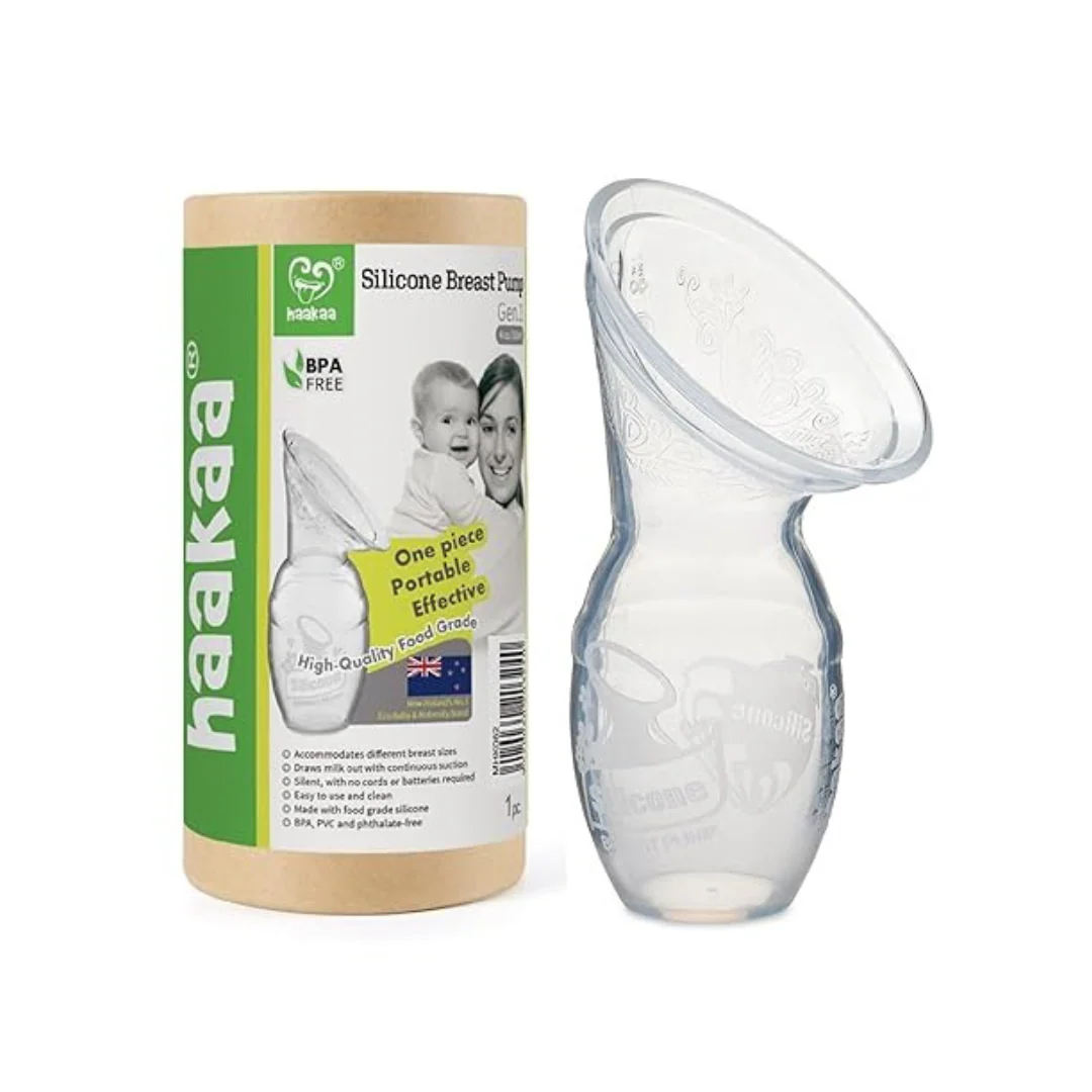 Extractor leche silicon con base