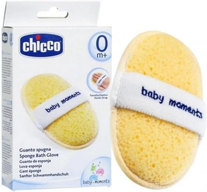 Guante de esponja para baño