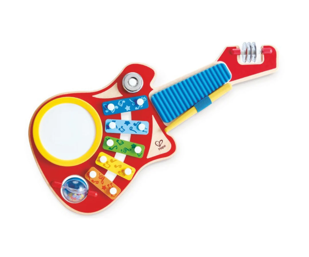 Guitarra 6 En 1 Multicolor Hape - Image 2