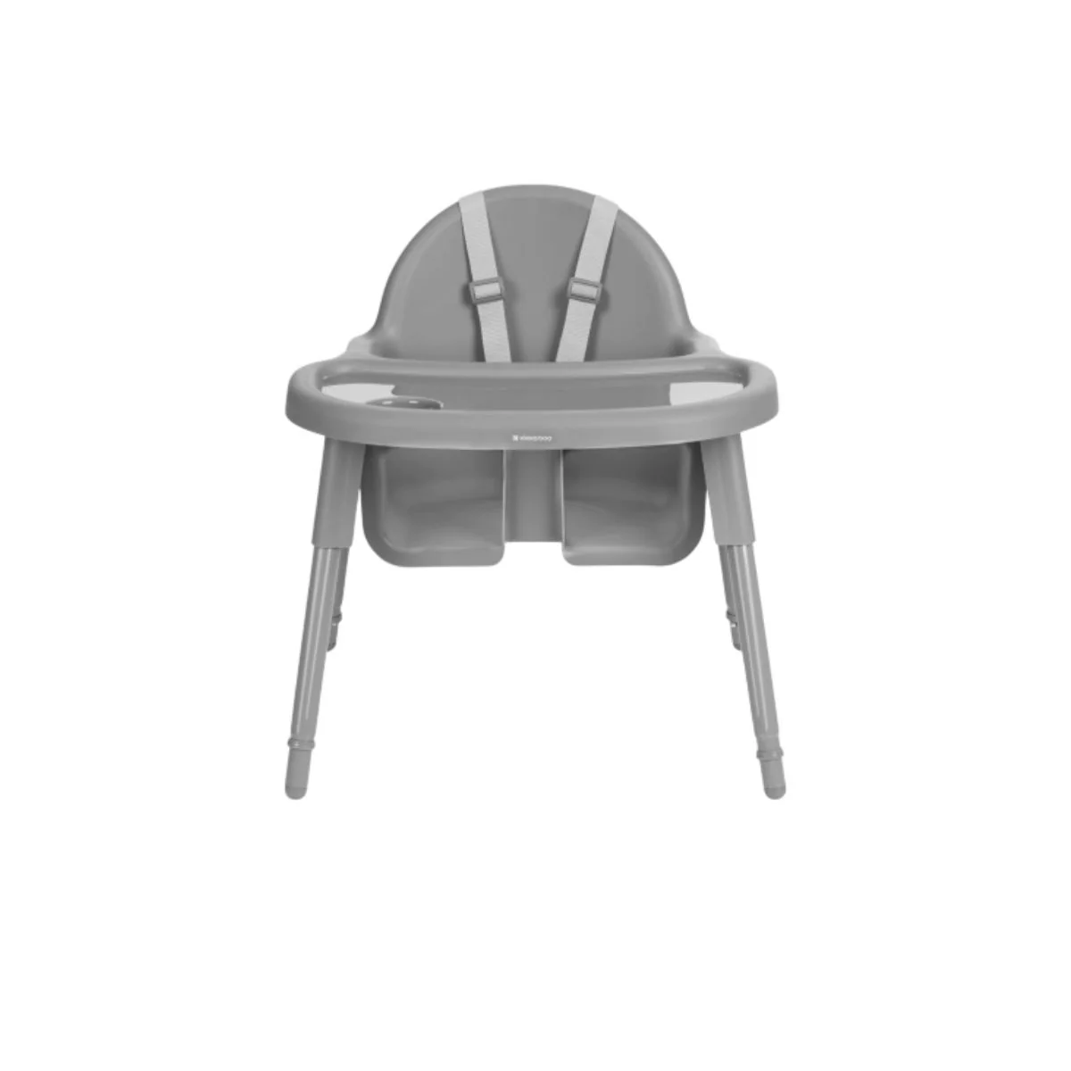 Silla de comer 2 en 1 Jammy | Grey Kikkaboo - Image 2