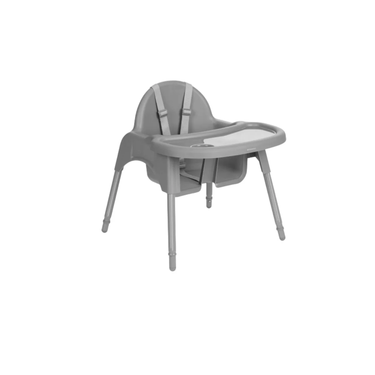Silla de comer 2 en 1 Jammy | Grey Kikkaboo - Image 3