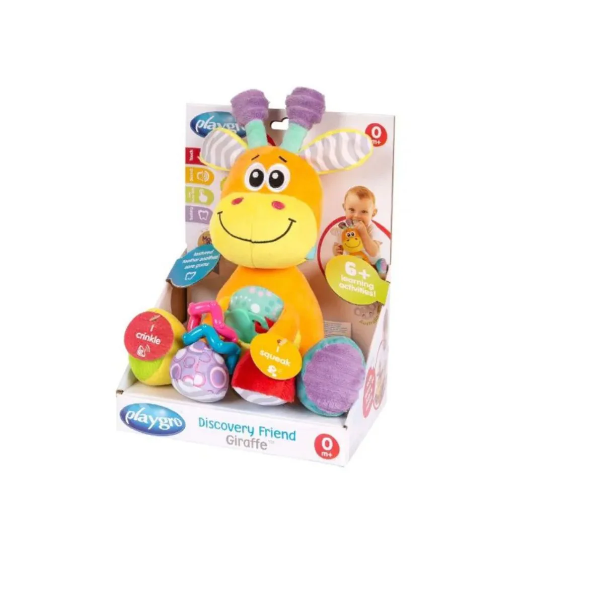 Jirafa Sonajero Y Texturas Playgro - Image 3