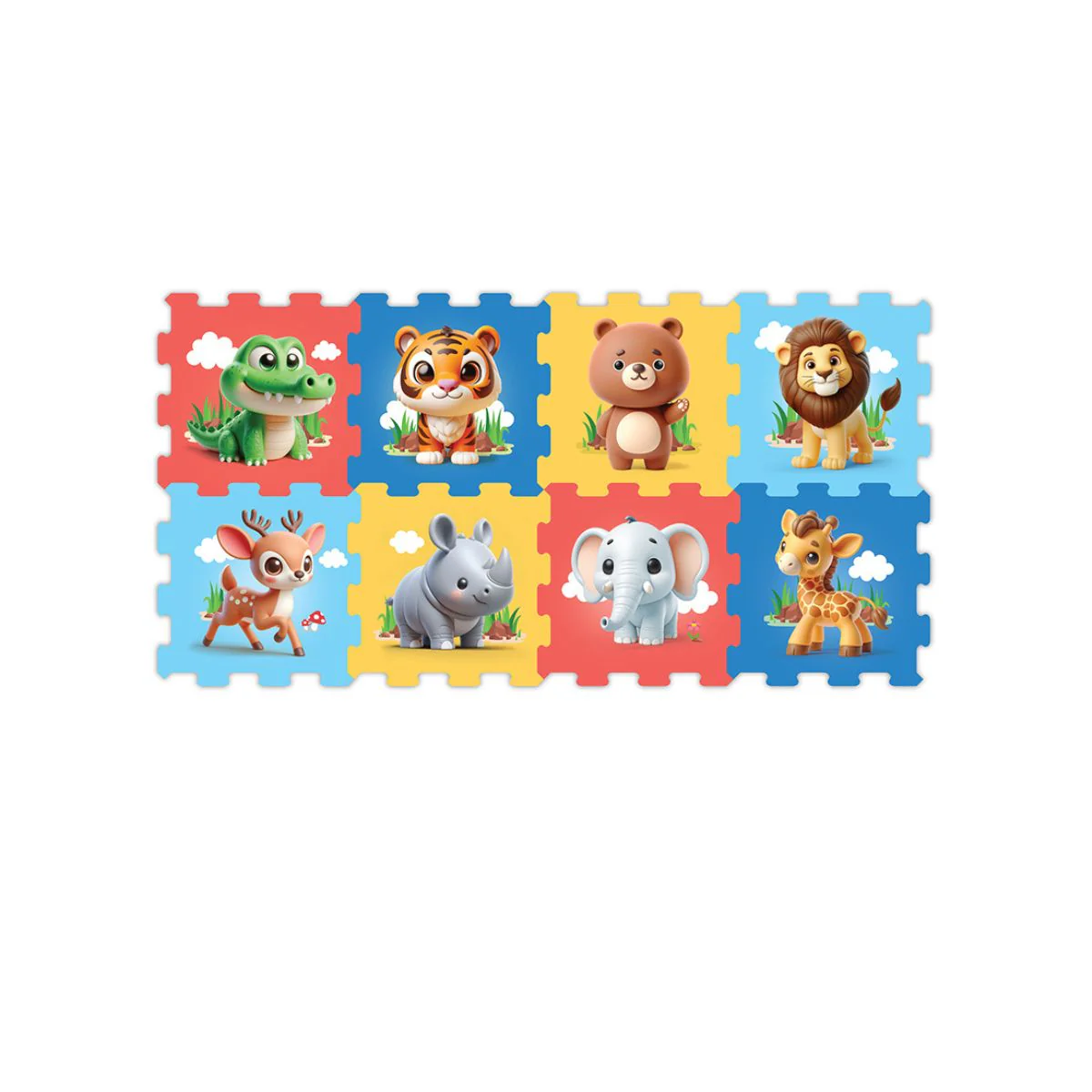 Alfombra Rompecabezas | Animales 8 Pcs Sunta Toys - Image 2