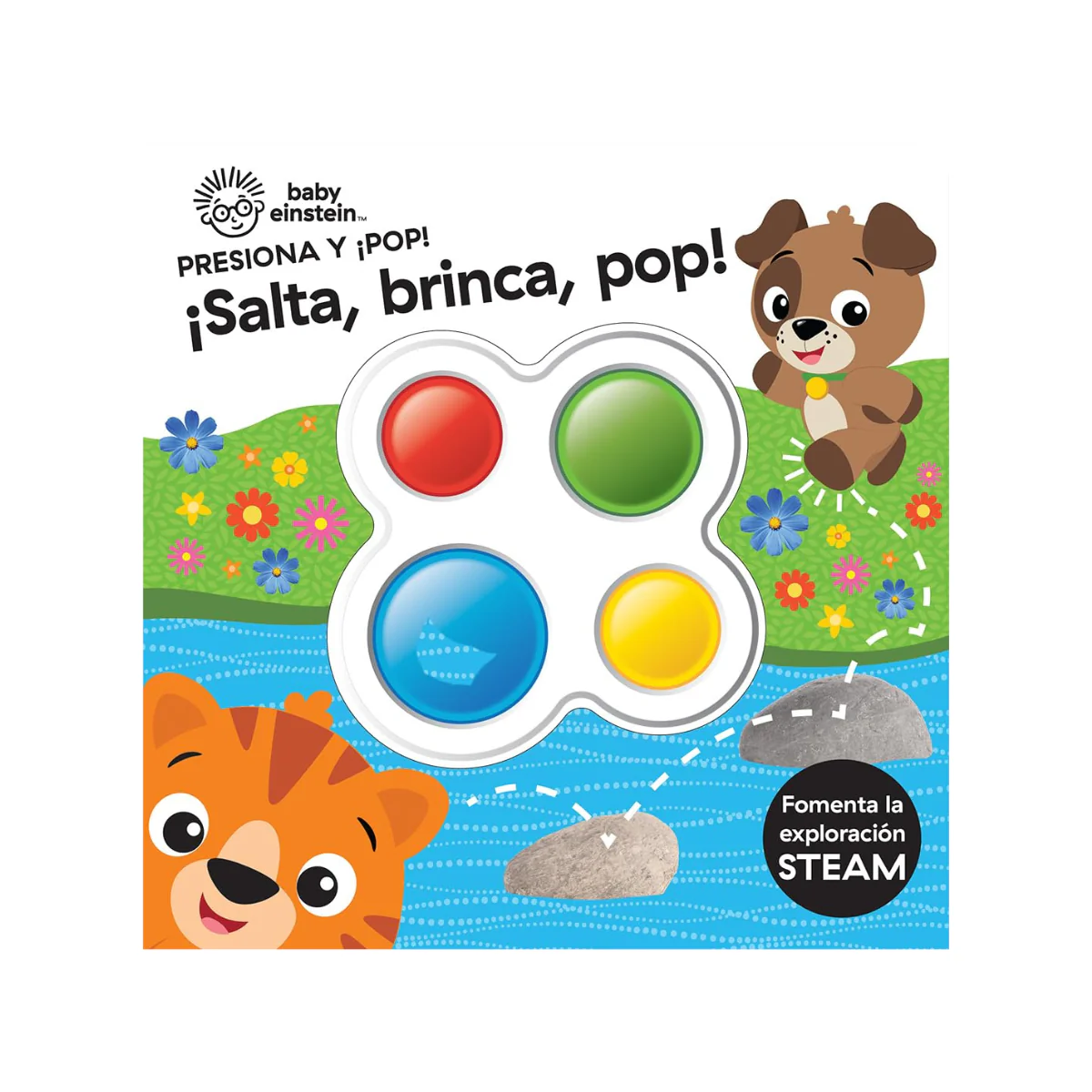Libro Presiona y Salta Baby Einstein