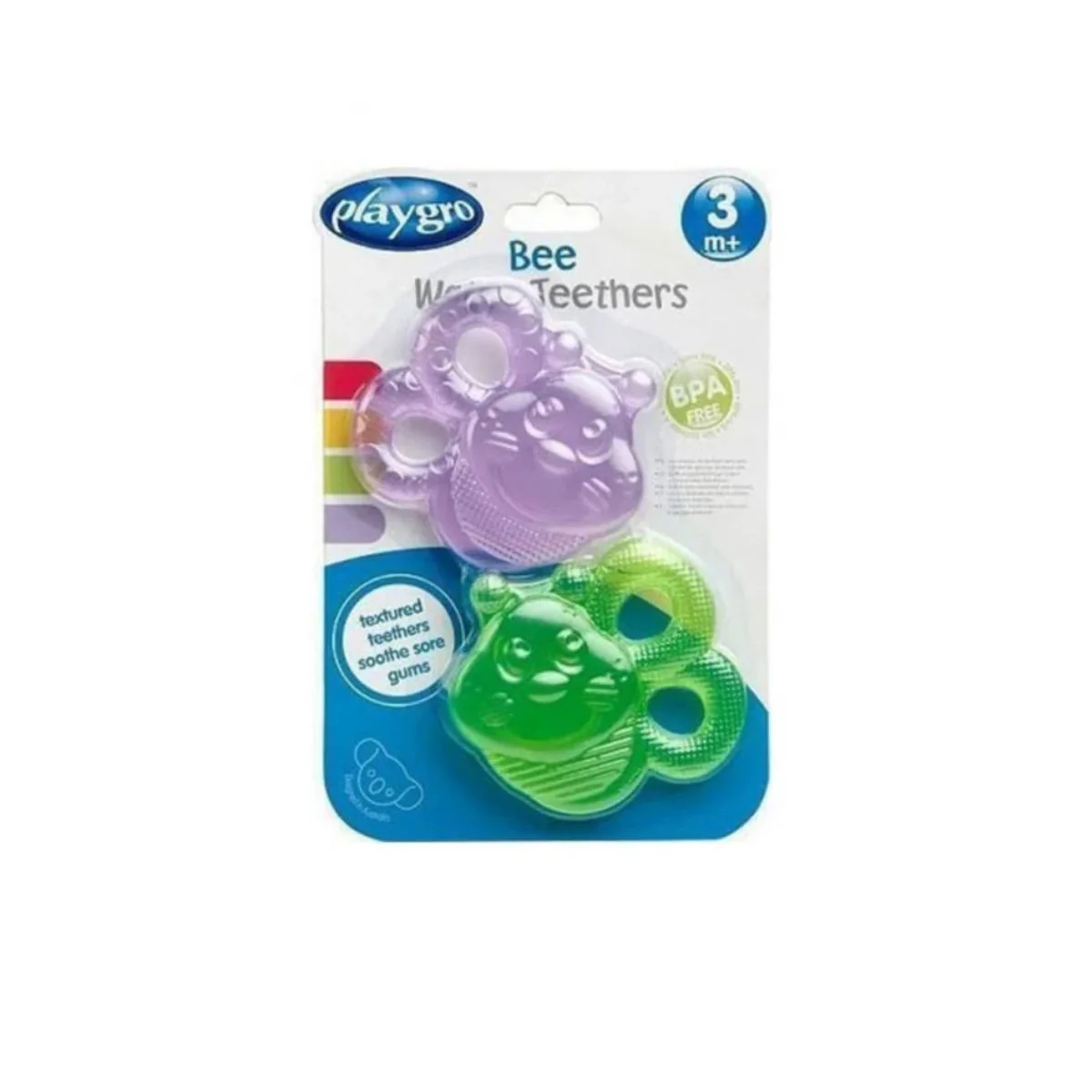 Mordedores Con Agua Abejas X 2 Playgro
