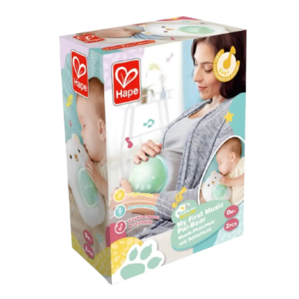 Peluche Musical Huggy Hape | Blanco - Image 4