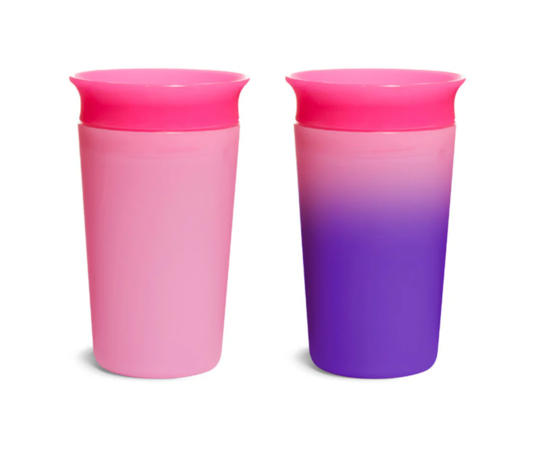 MIRACLE 360 TAZA CAMBIA DE COLOR SIPPY 9 OZ- ROSA MUNCHKIN - Image 2
