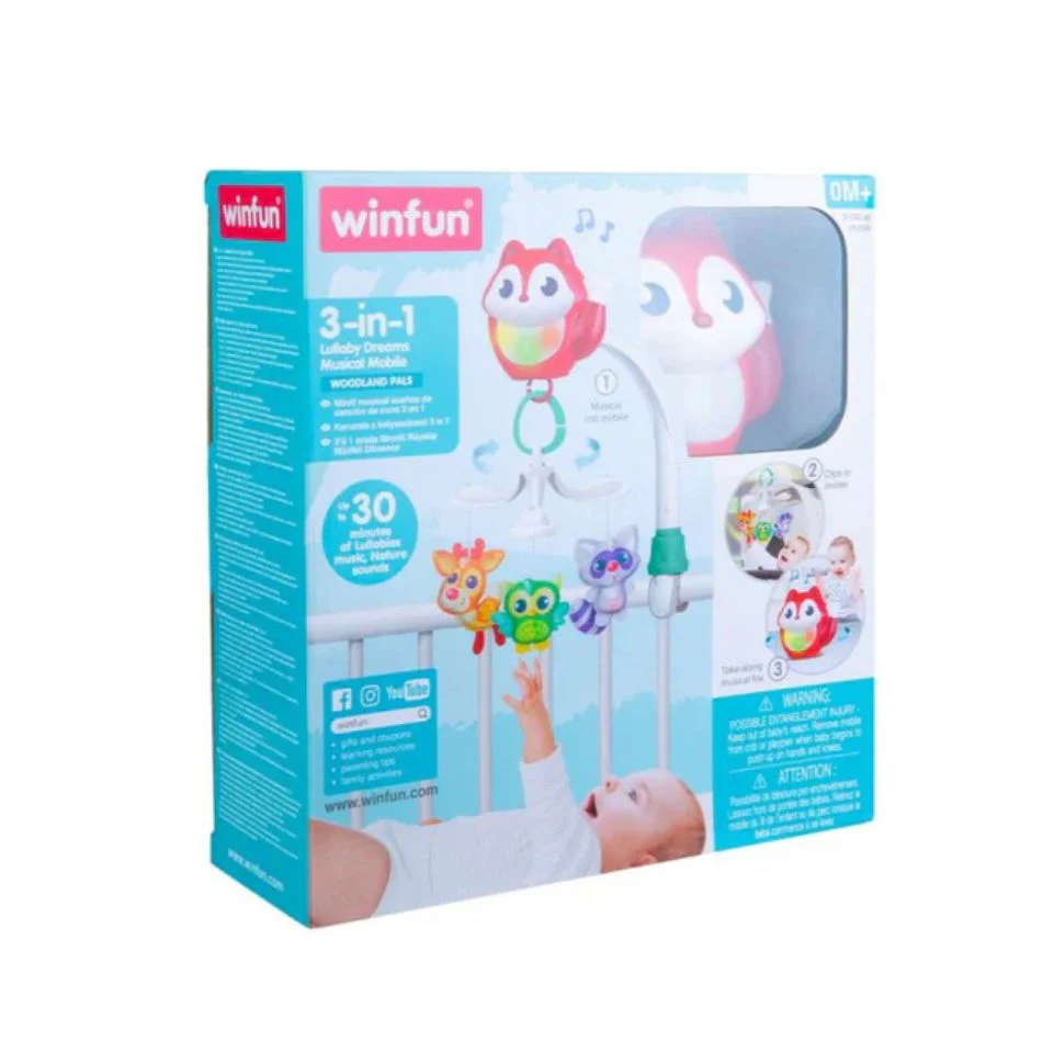 Móvil Musical 3 En 1 Lullaby Winfun