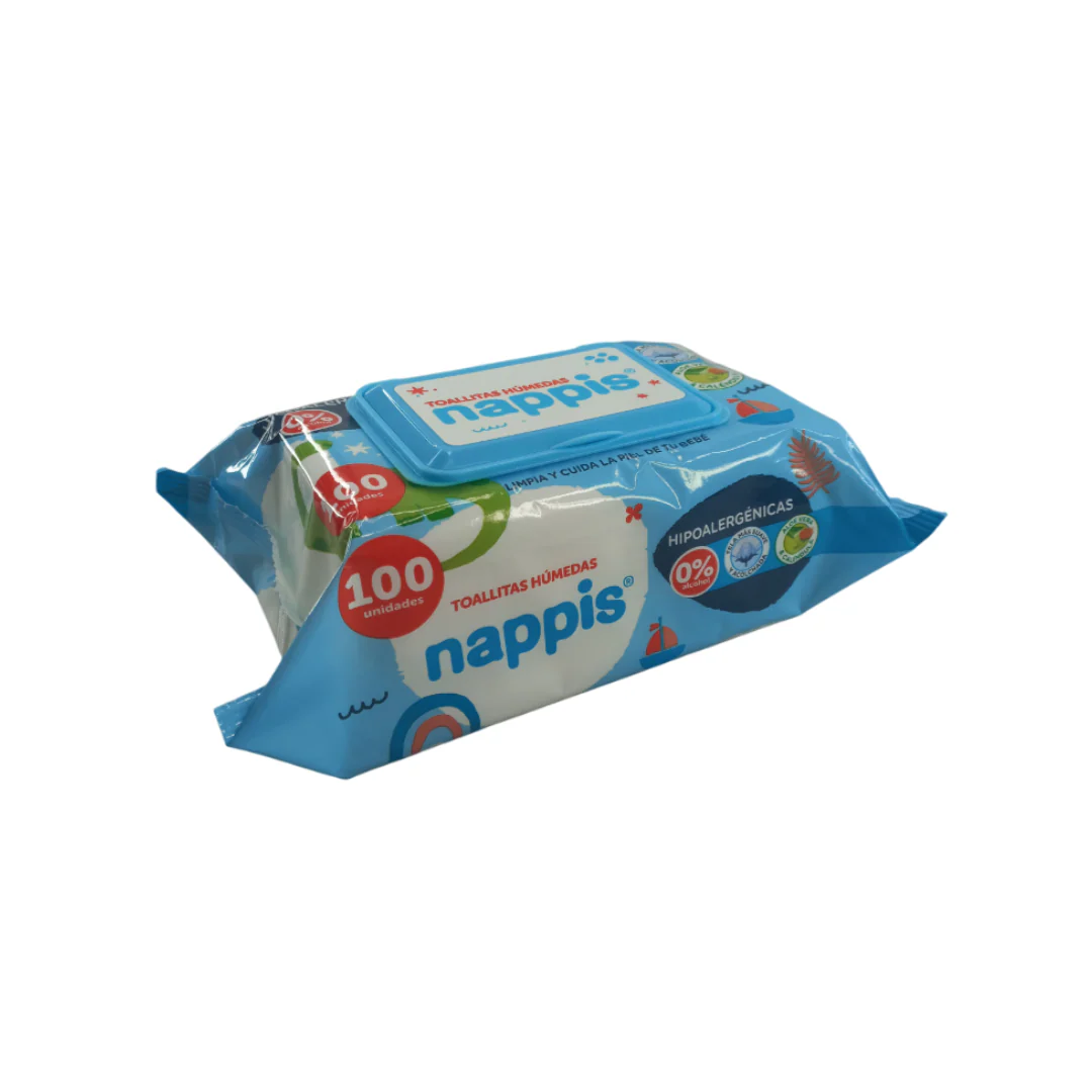 Toallitas húmedas Nappis 100 unidades - Image 2