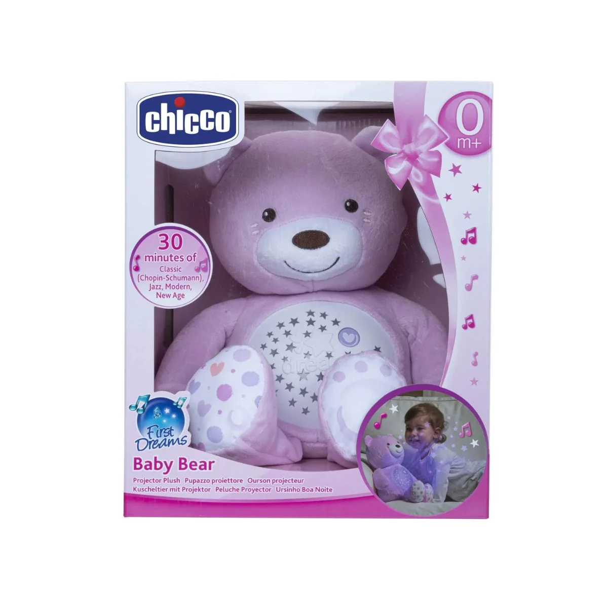 Oso proyector Baby Bear | Pink Chicco