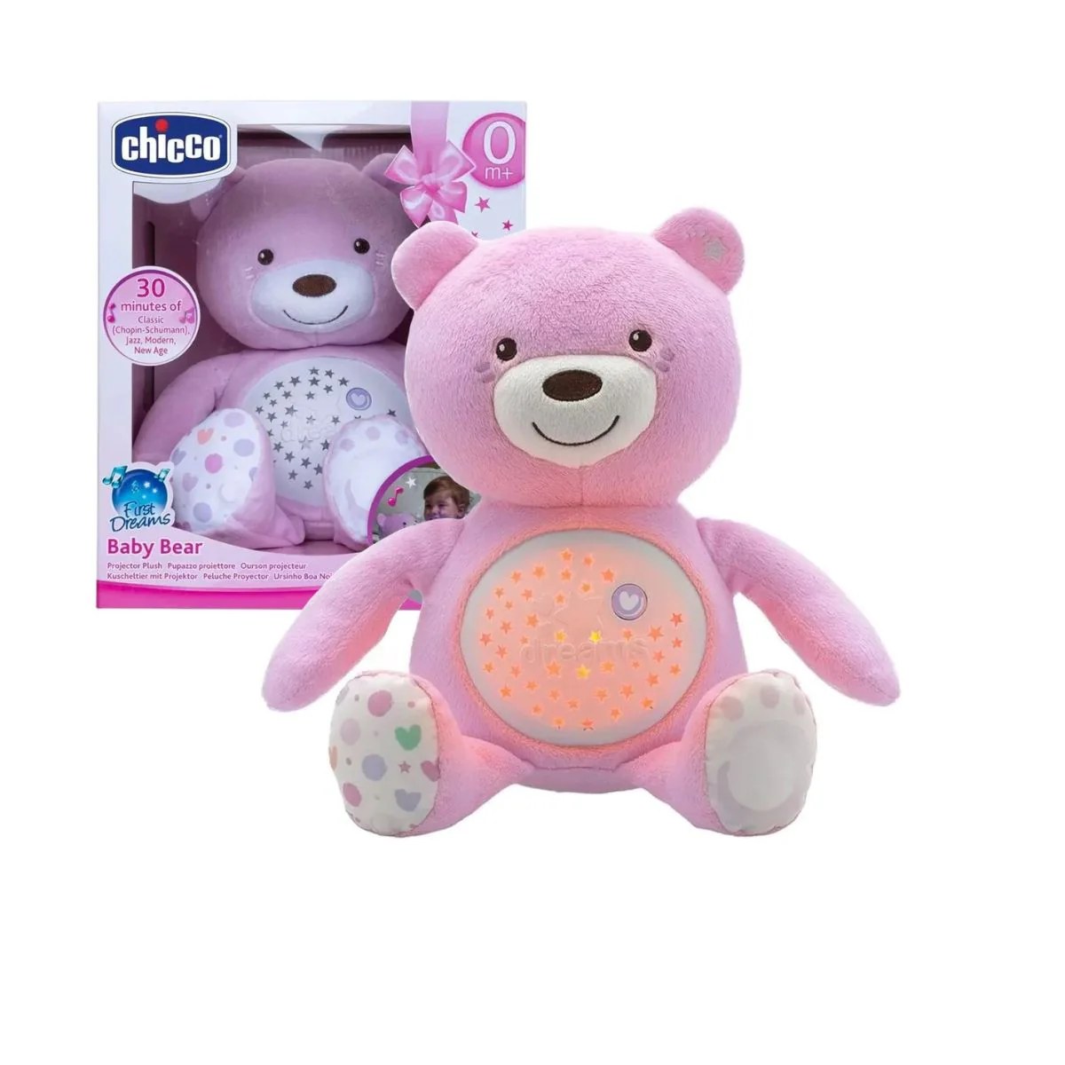 Oso proyector Baby Bear | Pink Chicco - Image 2