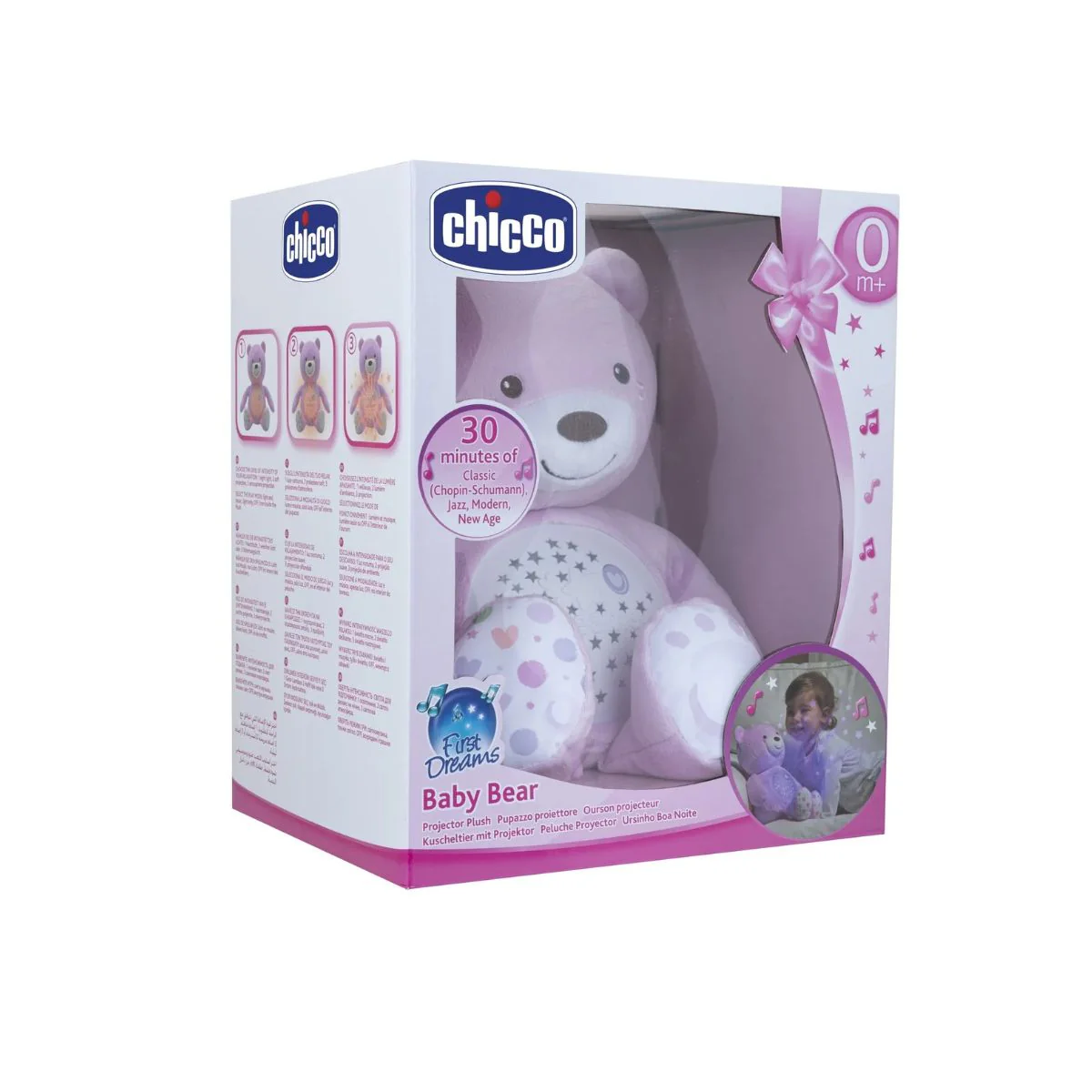 Oso proyector Baby Bear | Pink Chicco - Image 6