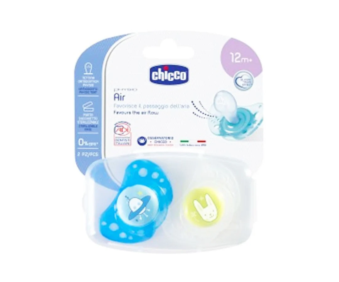 Pacificador Air Blue 12M X2 Chicco - Image 5