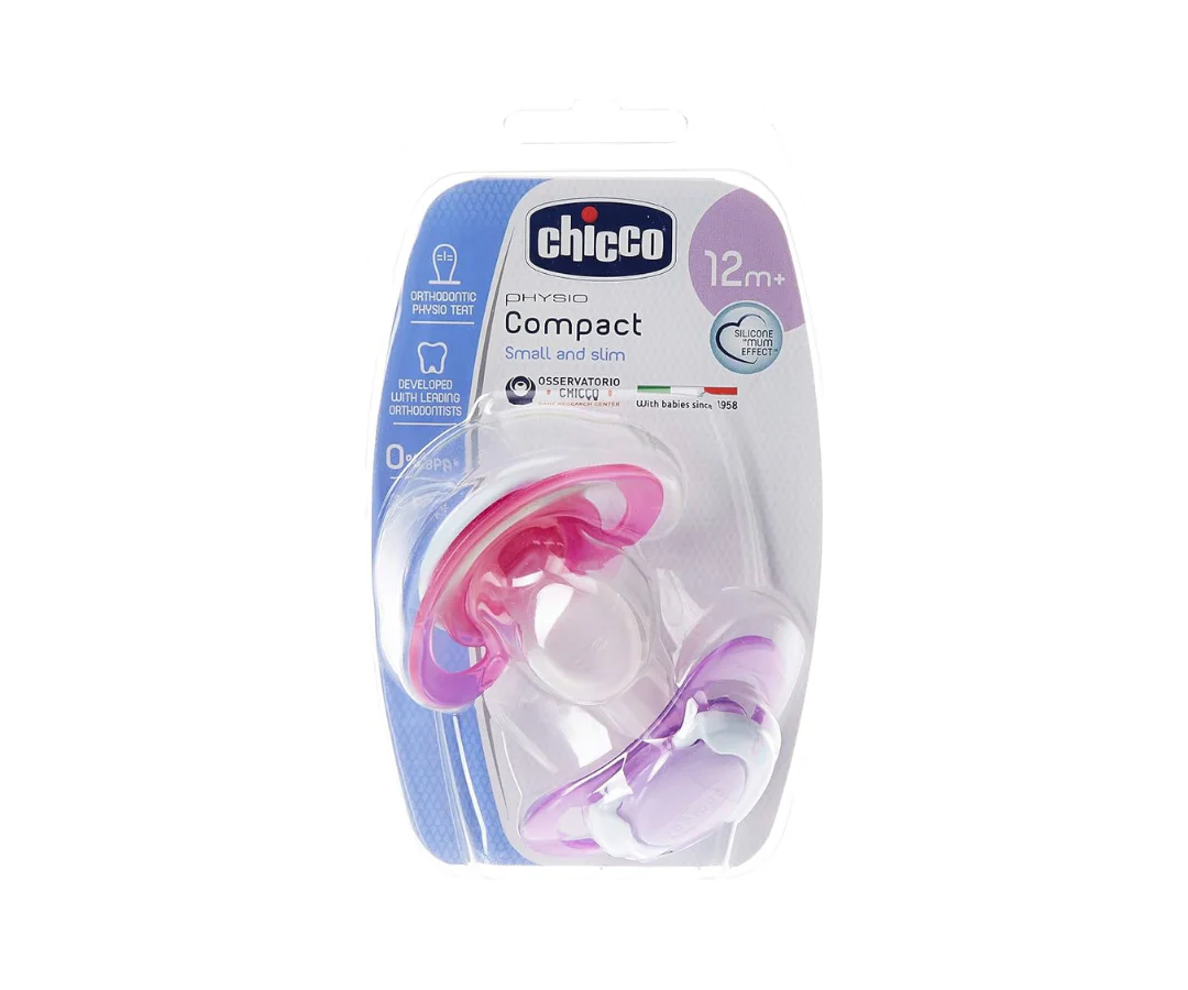 Pacificador Ring Pink 12M X2 Chicco - Image 2