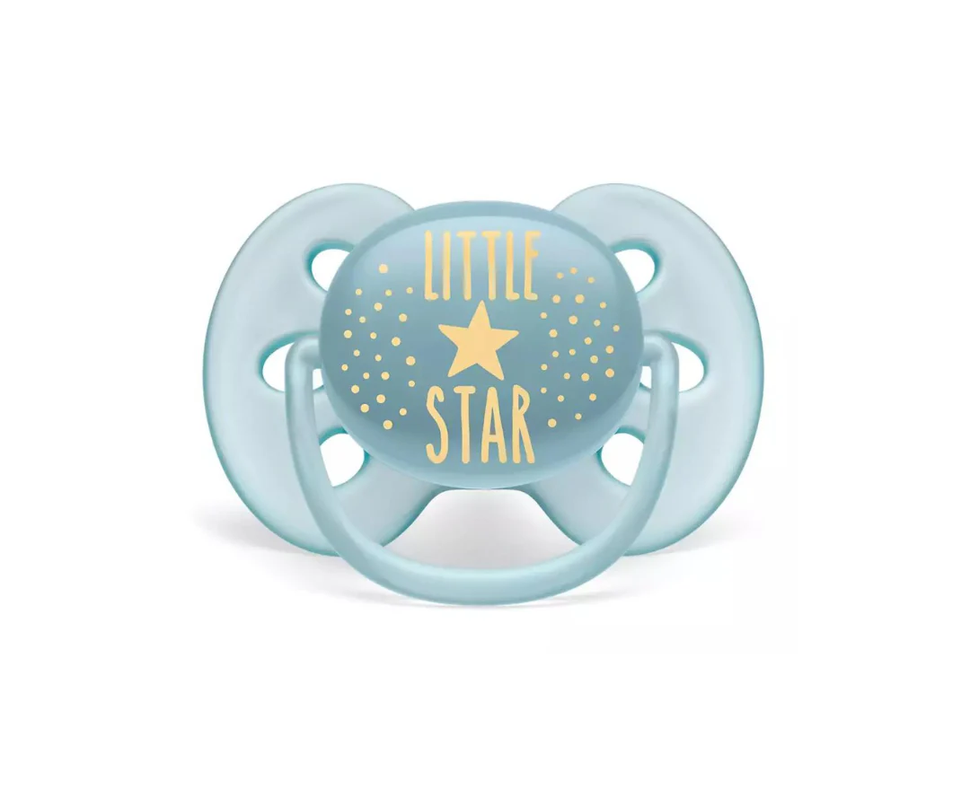 Pacificador Ultra Soft Hello Star Boy 6 a 18 Meses x1 Avent