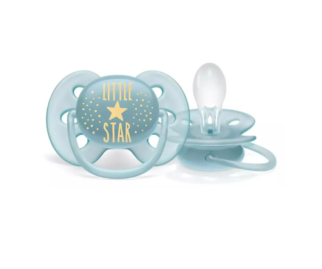 Pacificador Ultra Soft Hello Star Boy 6 a 18 Meses x1 Avent - Image 2