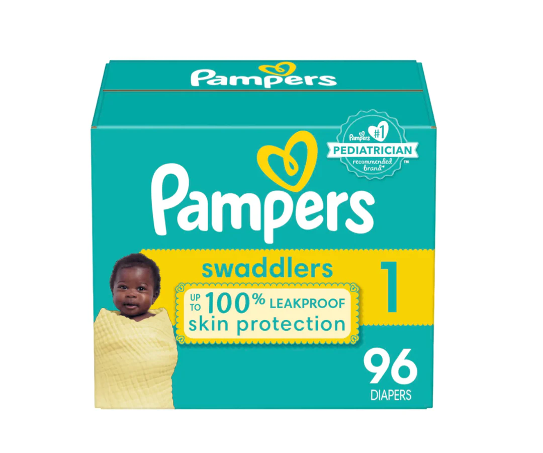 Pampers Swaddlers Super S1 X96
