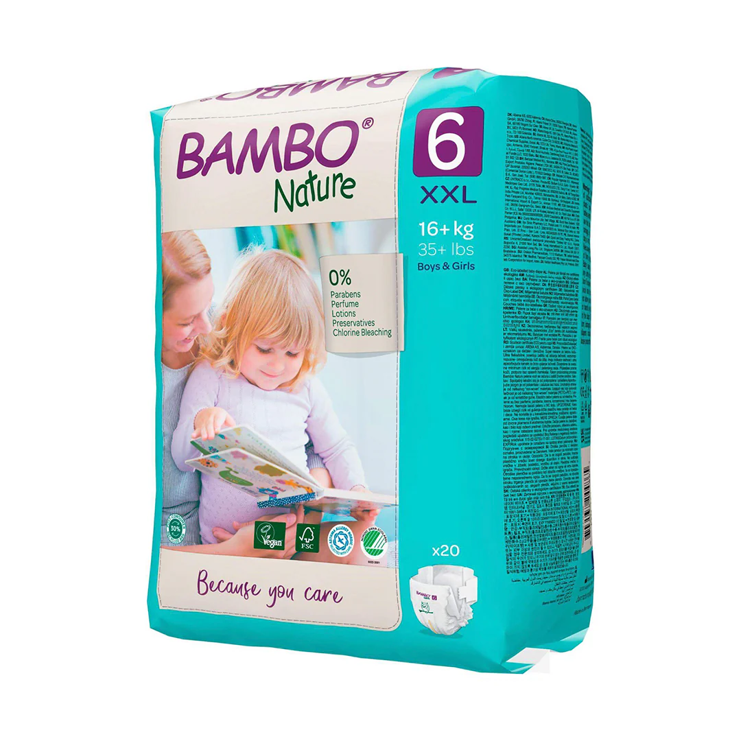 Bambo Nature Pañales Talla 6 (XXL) x20 - Image 2