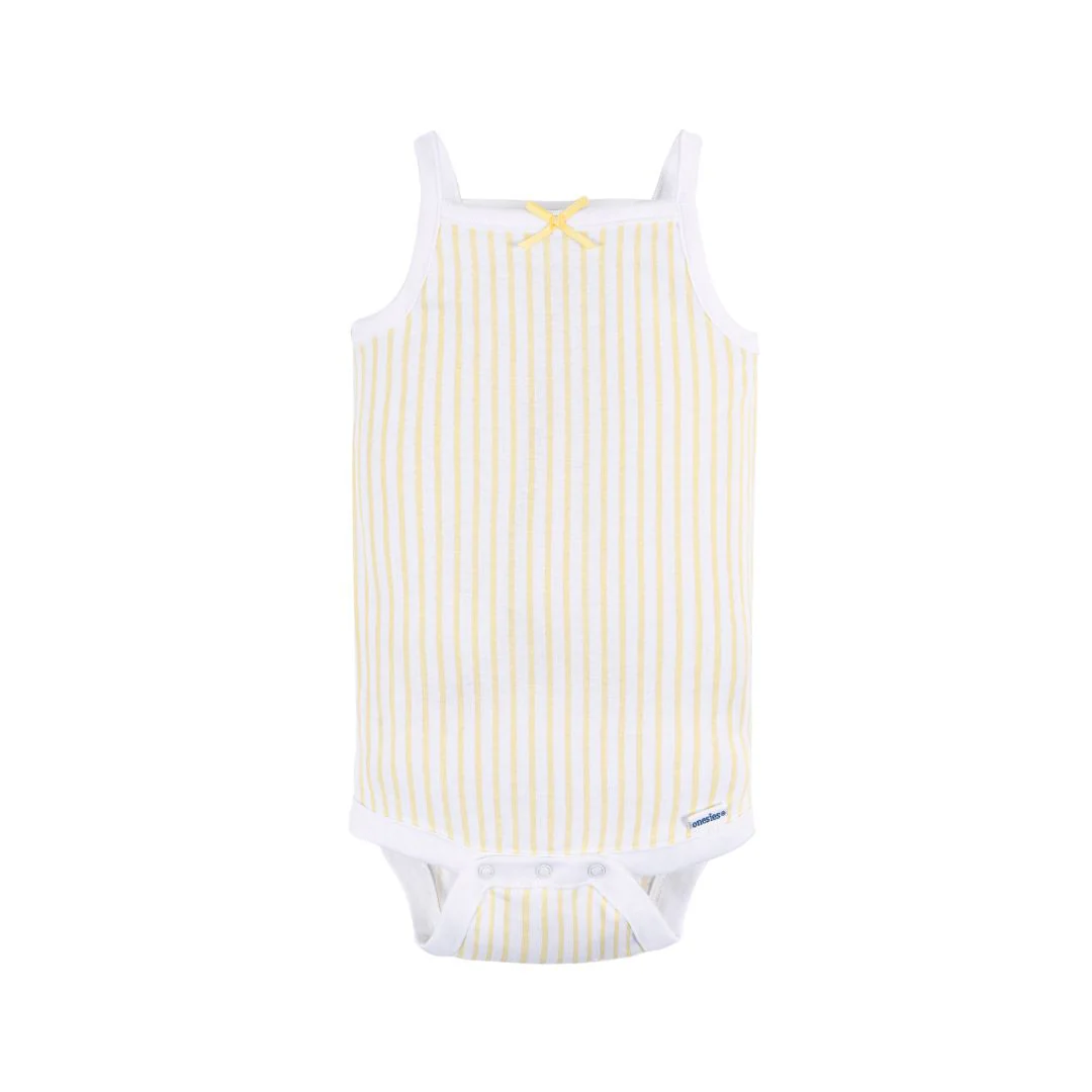 Paquete de 4 bodys Onesies® nena sin mangas - Image 3
