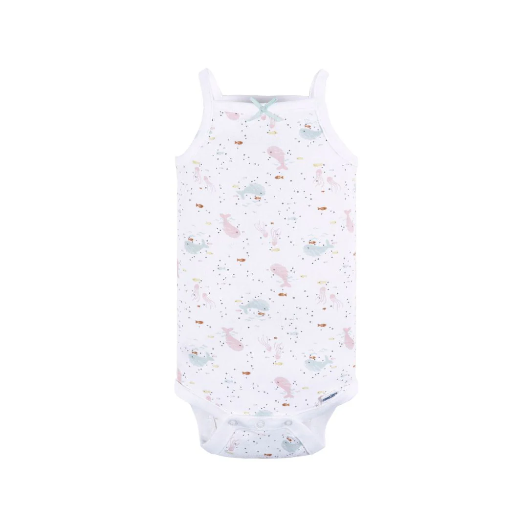 Paquete de 4 bodys Onesies® nena sin mangas - Image 4
