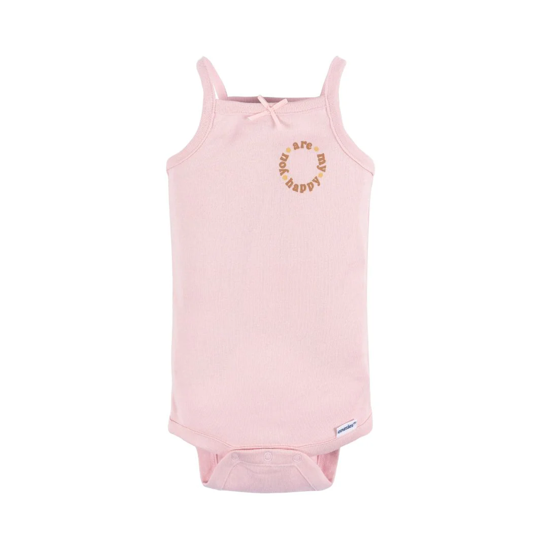 Paquete de 4 bodys Onesies® nena sin mangas - Image 5