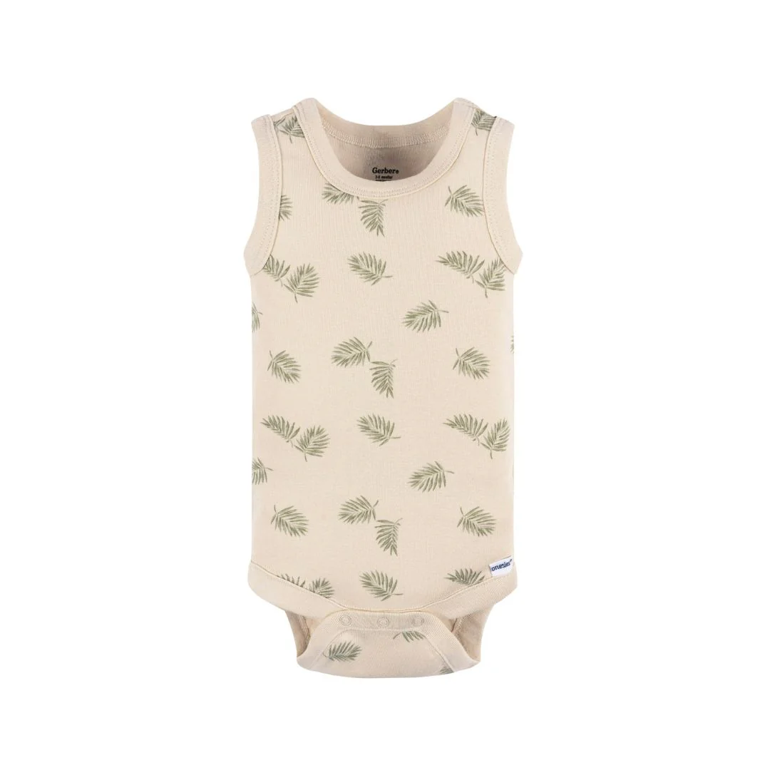 Paquete de 4 bodys Onesies® sin mangas - Image 3