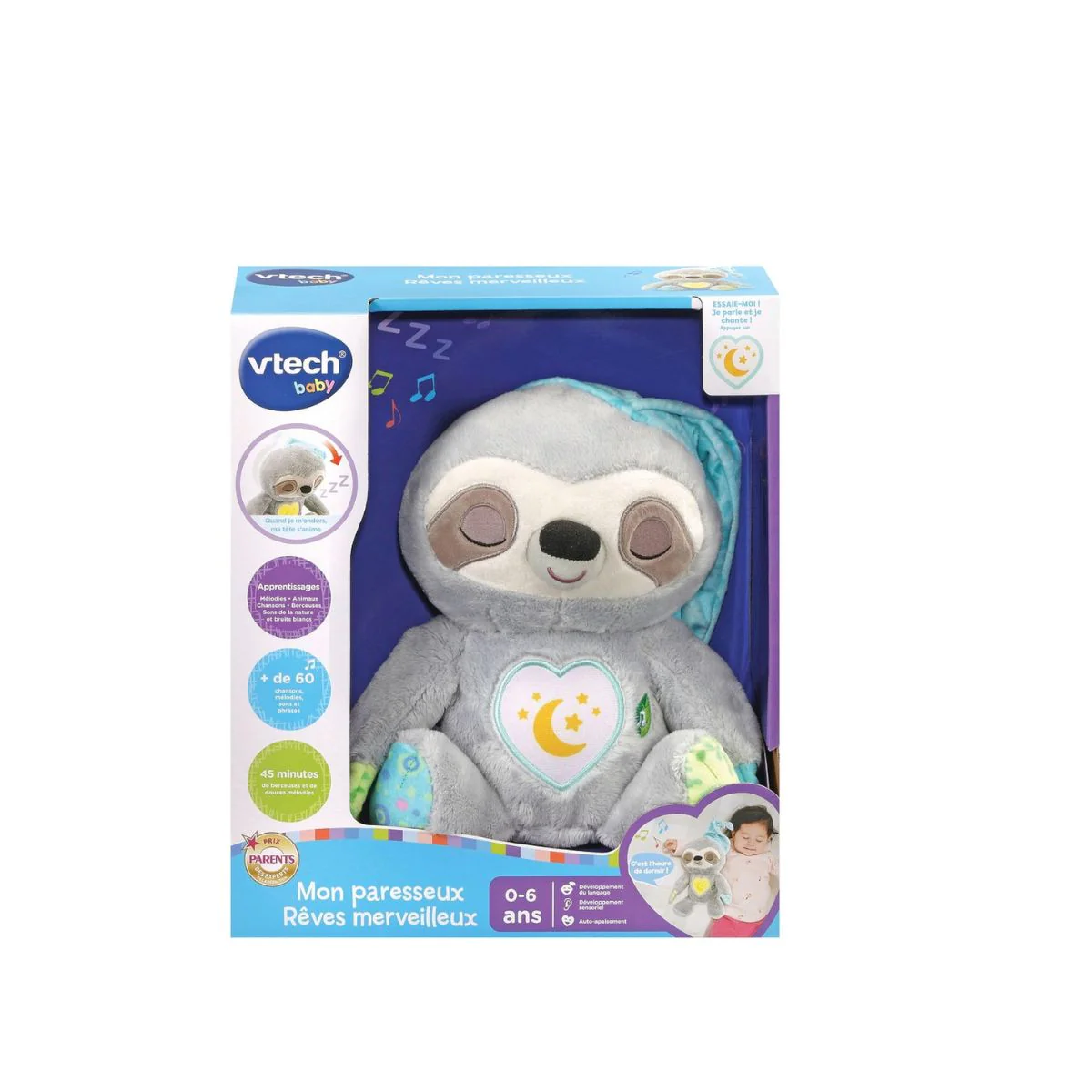 Peluche bebe perezoso nanas para dormir - Image 2