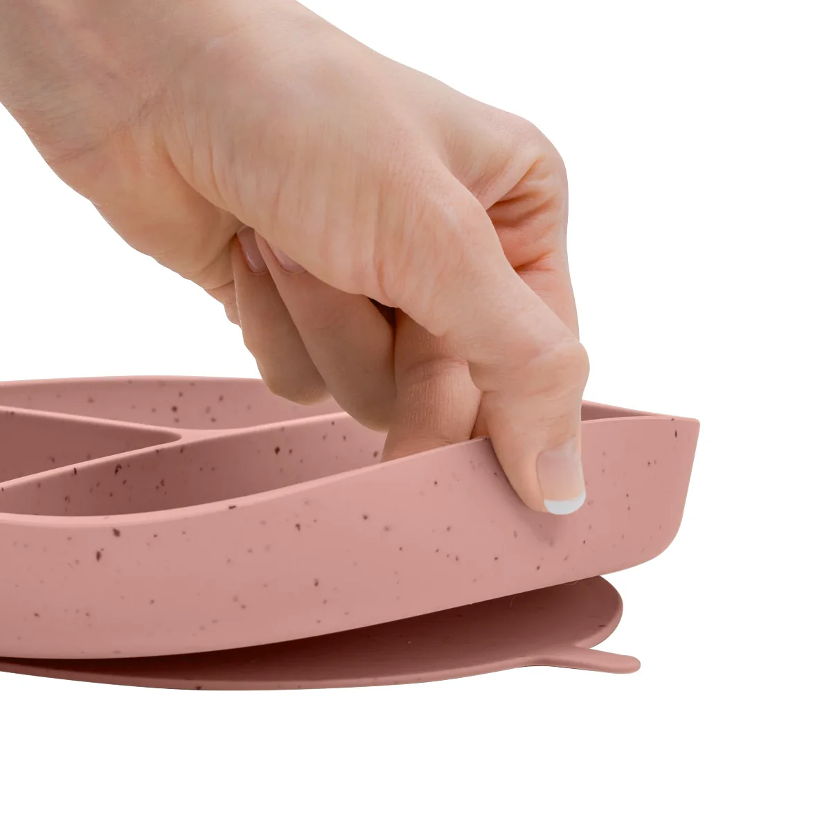 Plato Con Divisiones Platinum Silicon | Rosado Kikkaboo - Image 3