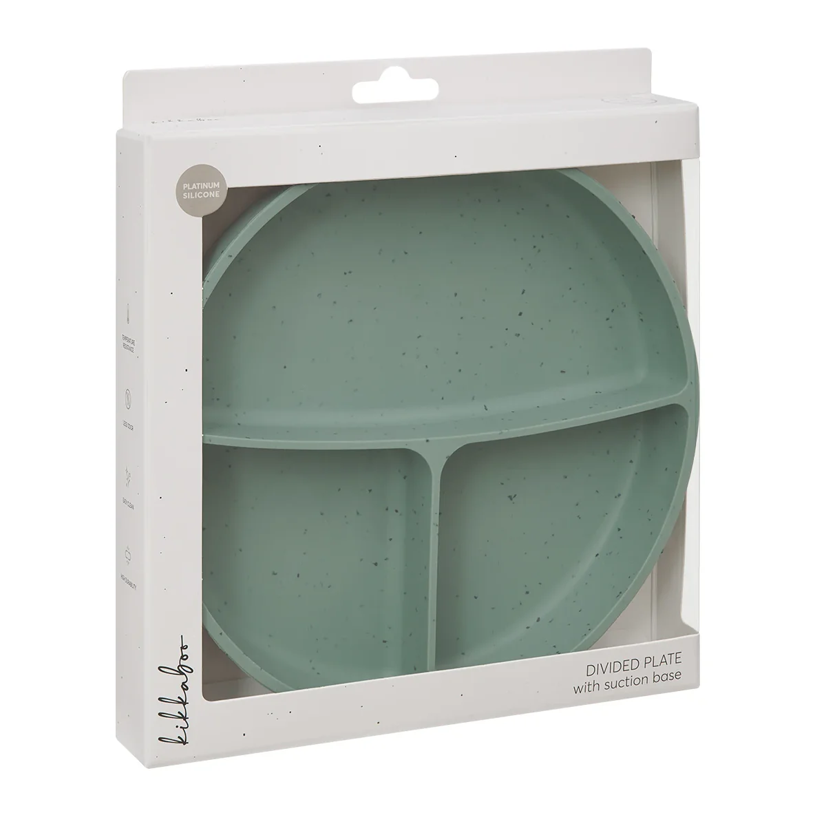 Plato Con Divisiones Platinum Silicon | Menta Kikkaboo - Image 4