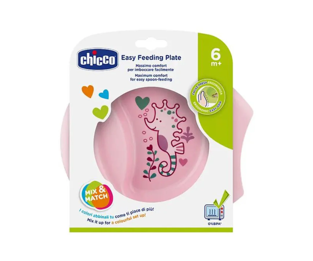 Plato Hondo Easy Feeding 6M Niña Chicco - Image 5