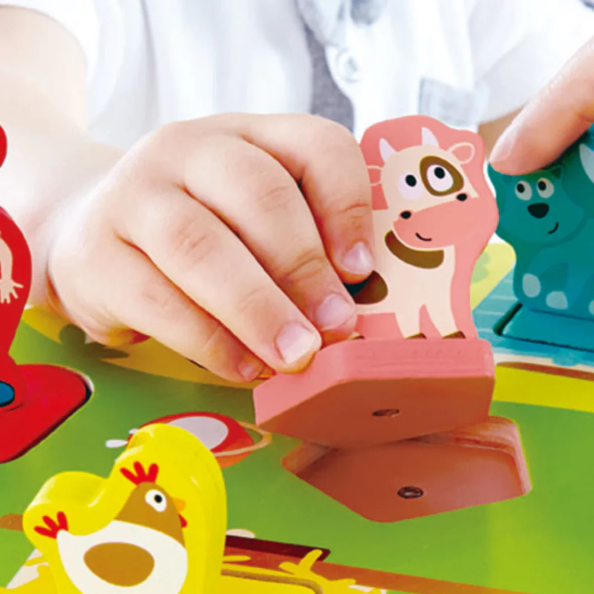 Rompecabezas Con Sonido Farmyard Hape - Image 3