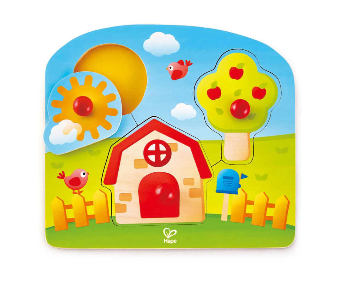 Rompecabezas Country Peg Multicolor Hape - Image 2