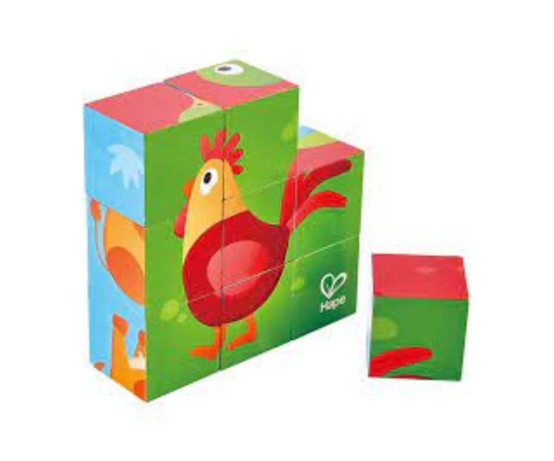 Rompecabezasde Bloques Farm Animal Hape - Image 2
