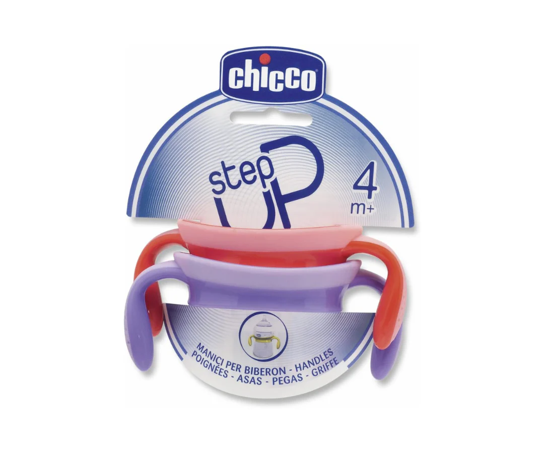 Set 2 Agarraderas Biberón Step Up Chicco - Image 2
