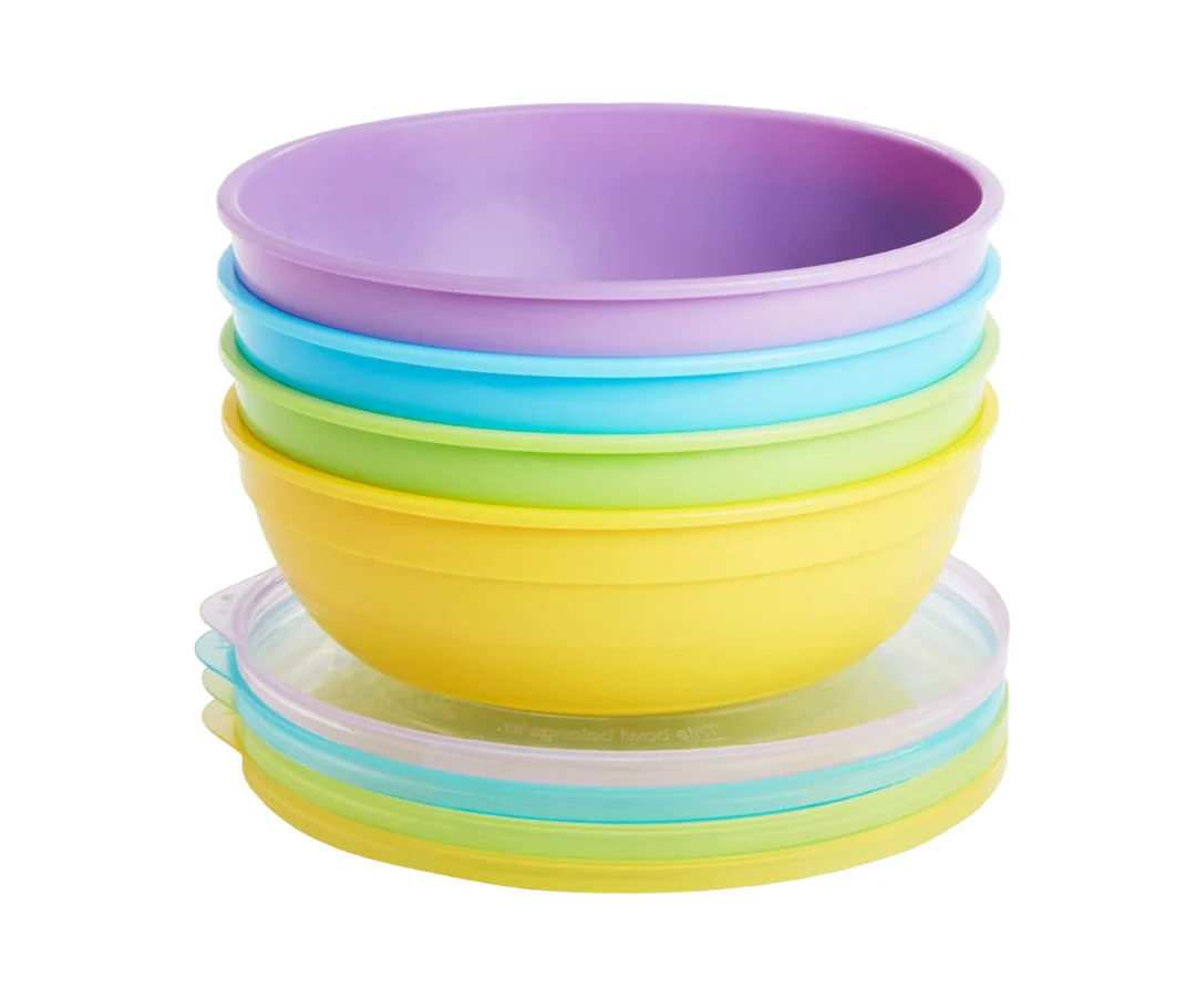 Set De 4 Bowl Con Tapas - 2 Cucharas Munchkin - Image 2