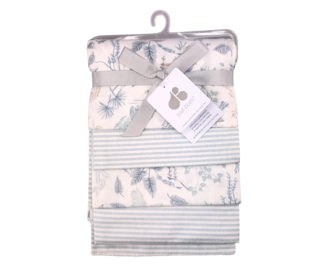 Set De 4 Mantas Gerber | Azul
