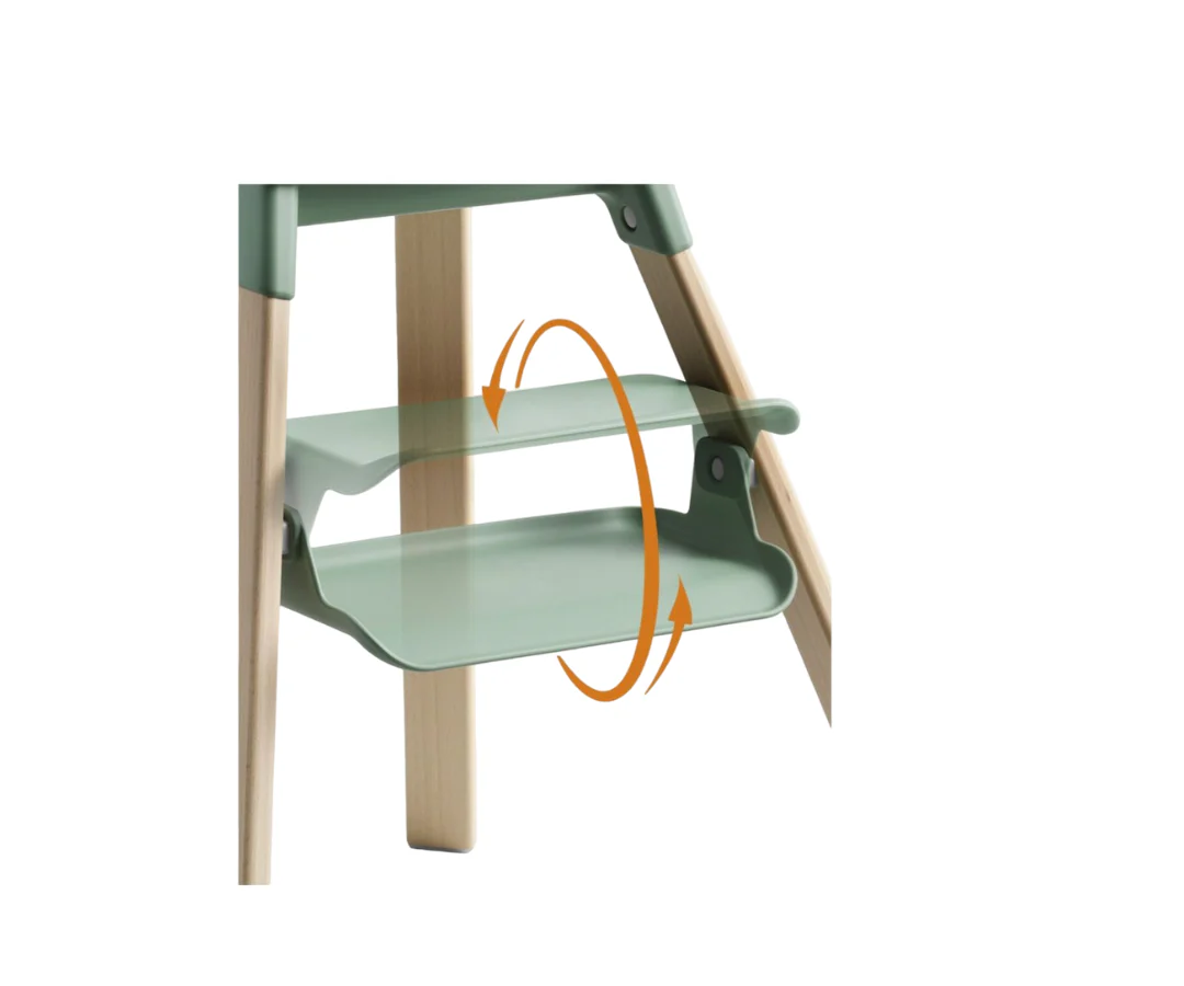 Silla de comer Clikk Verde Stokke - Image 4