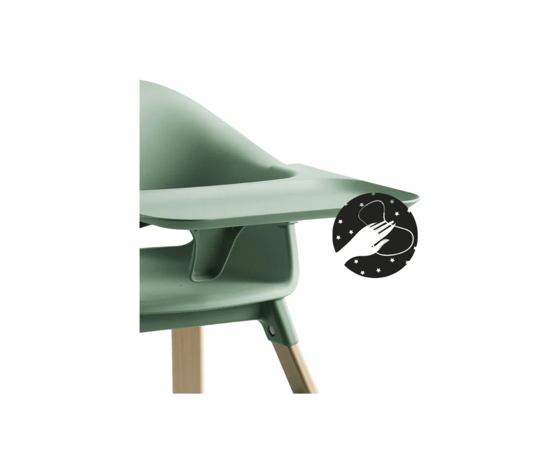 Silla de comer Clikk Verde Stokke - Image 5
