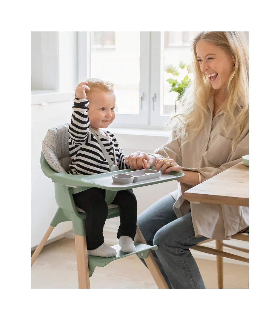Silla de comer Clikk Verde Stokke - Image 8