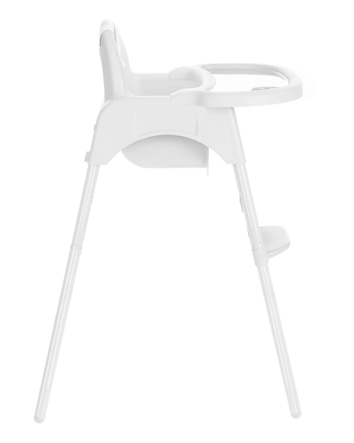 Silla de comer Jammy 2 en 1 Blanca Kikkaboo - Image 3
