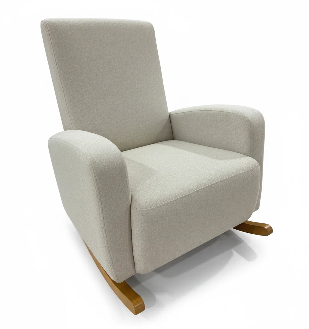 Silla Mecedora Lau Marfil