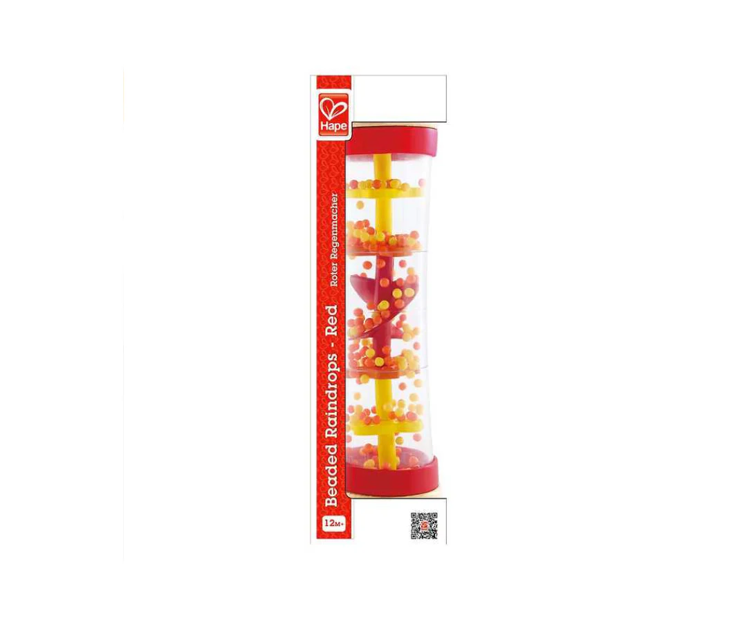 Sonajero Gotas De Lluvia Rojo Hape