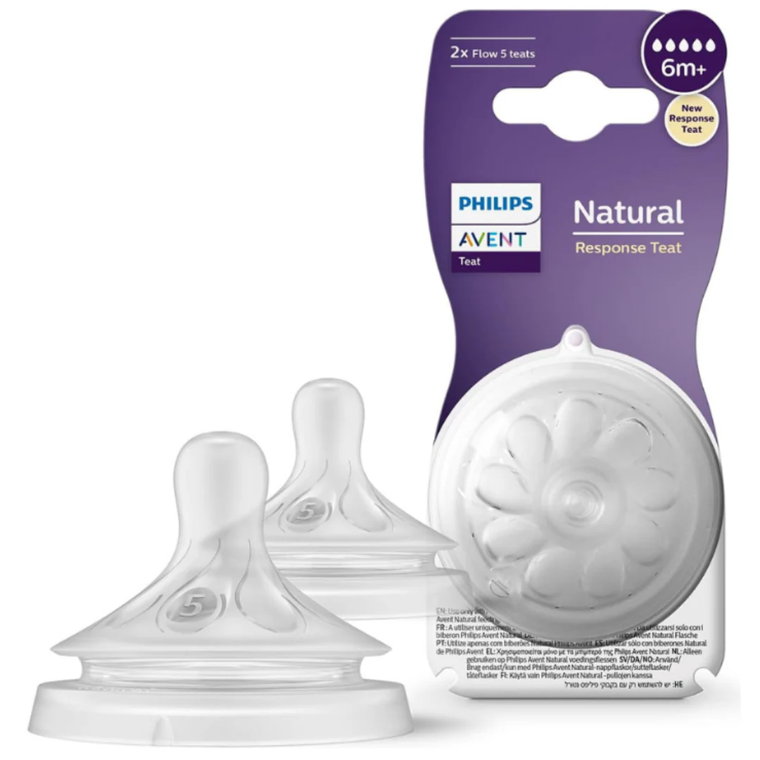 Tetina Natural Response | Flujo 1 (0m+) Avent - Image 5