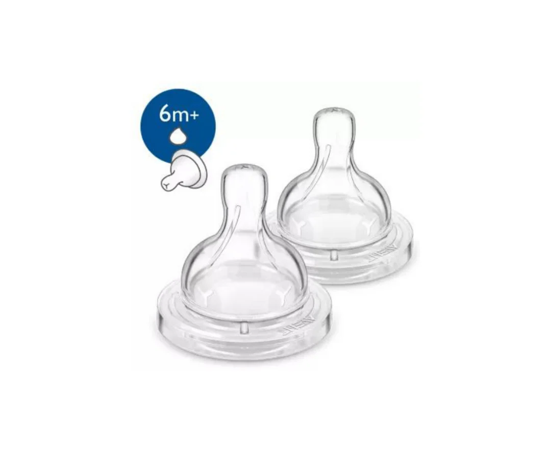 Tetinas Anti-Colico Para Comida X 2 Avent