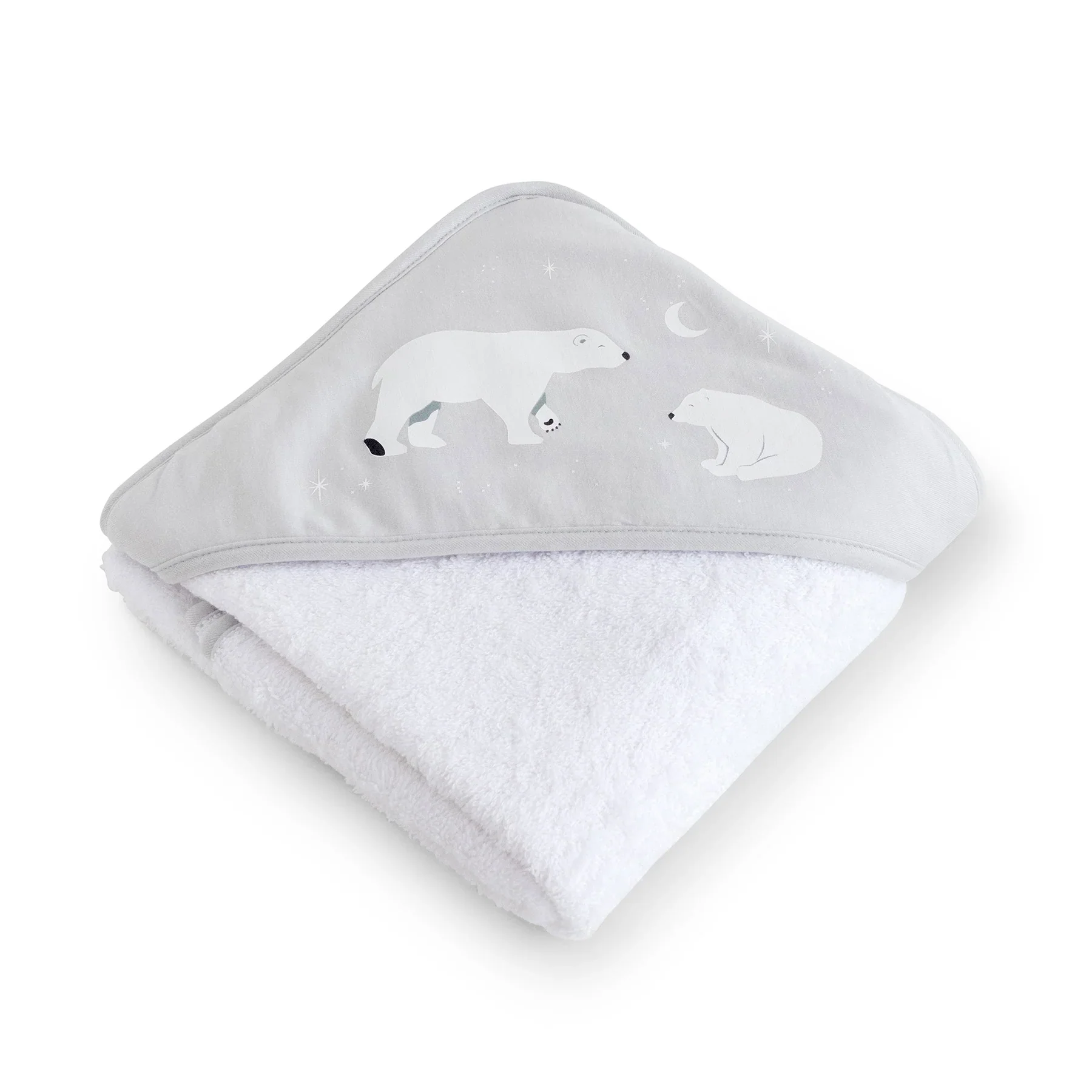 Toalla Con Capucha XL | Gris - Saro