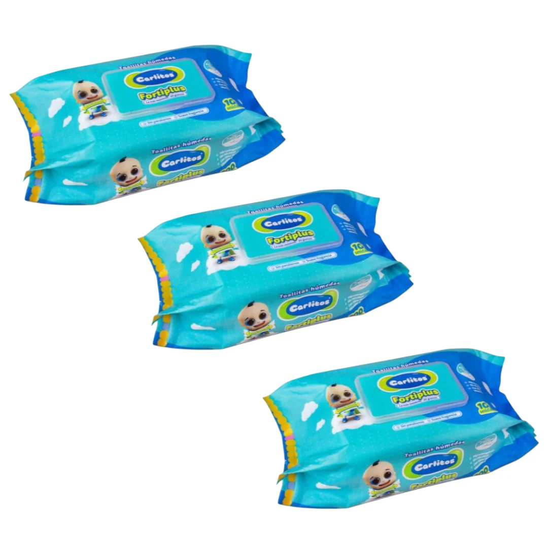 Toallitas Húmedas 100 unidades triple pack